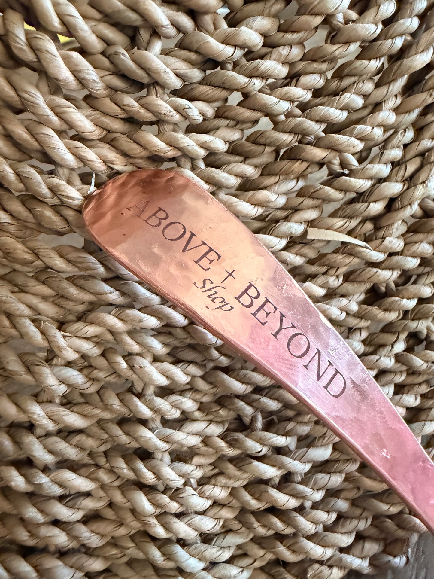 100% Copper Spoon - handmade in USA