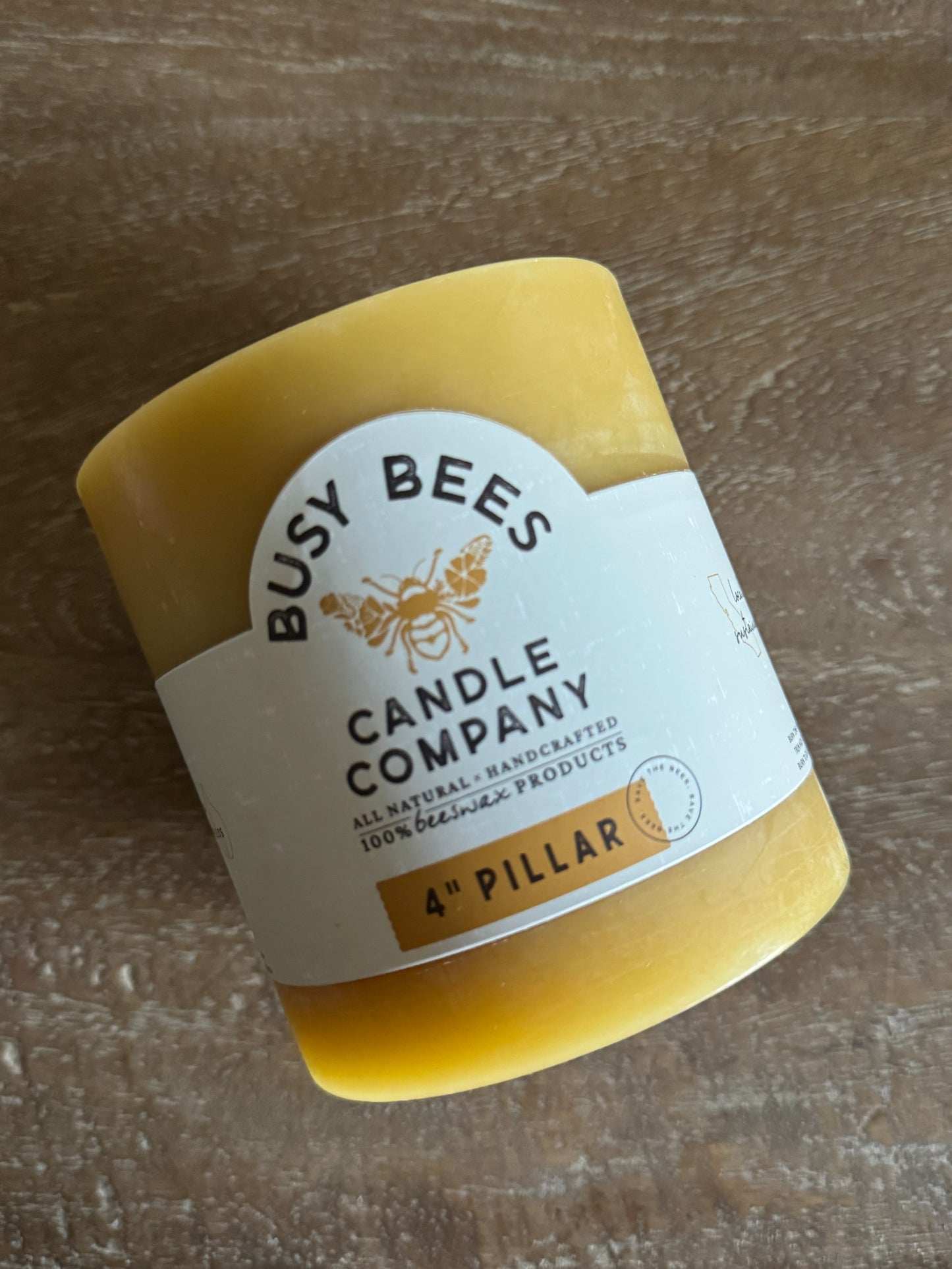 Busy Bees Candle Company 4" Pillar Candle