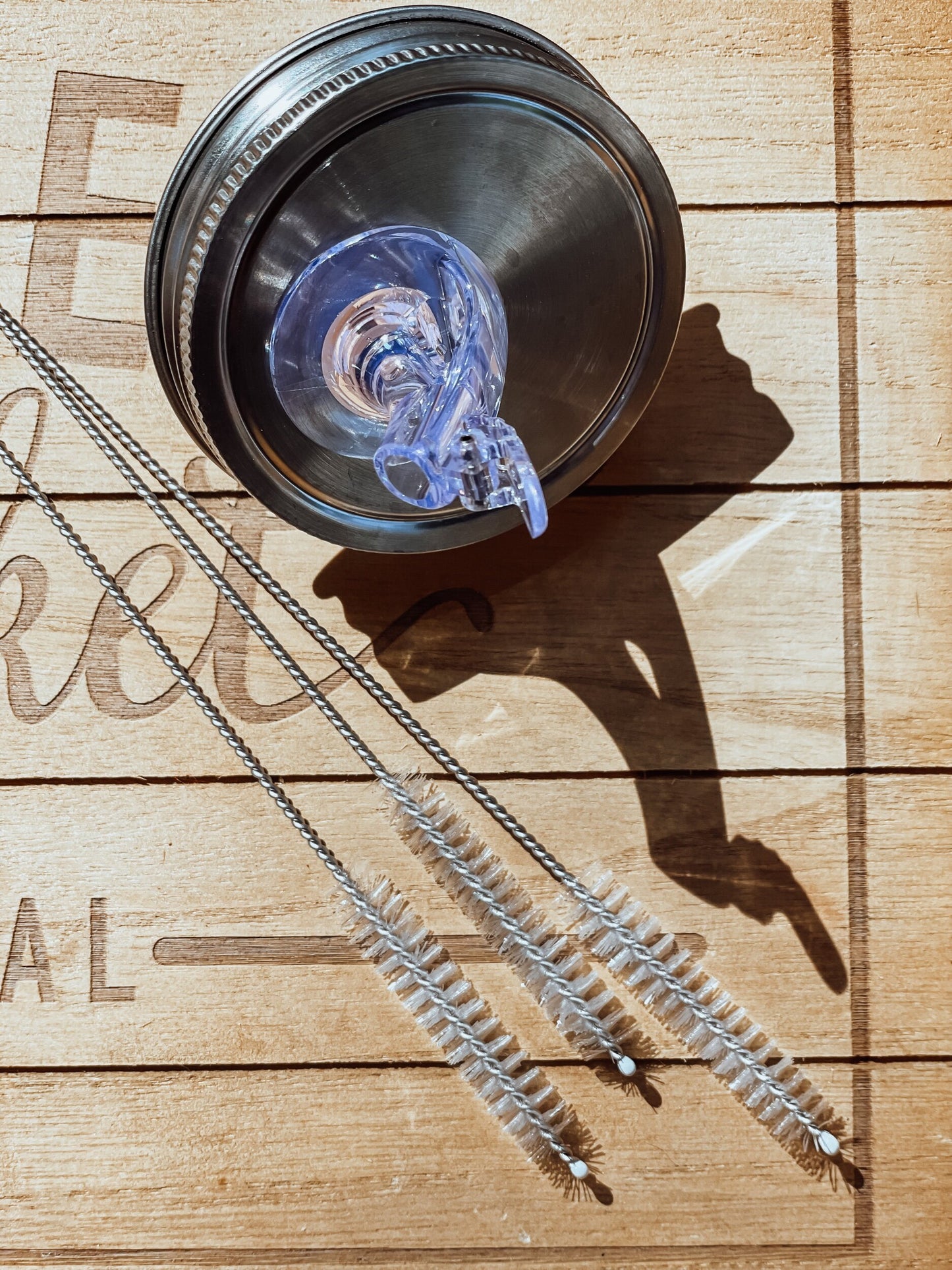 Stainless Steel Pour Spout Cleaning Brush