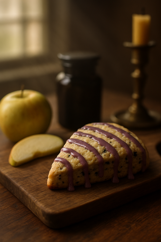 🍇 Elderberry Cinnamon Pomace Scones