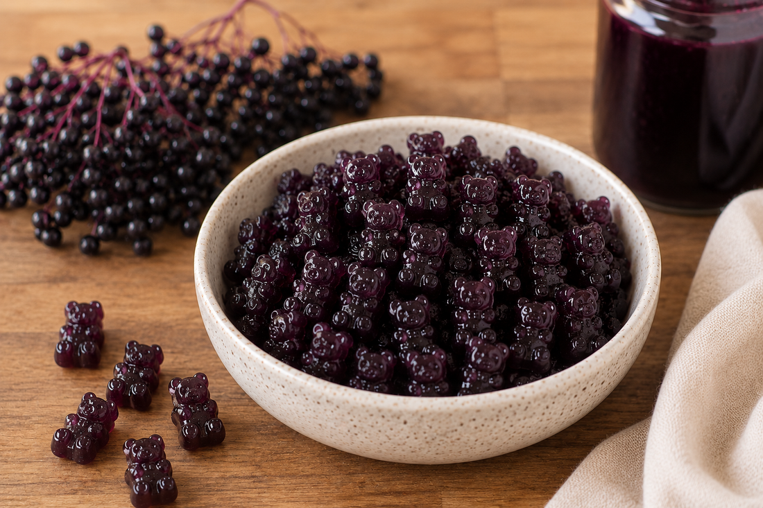 Simple Elderberry Gummies