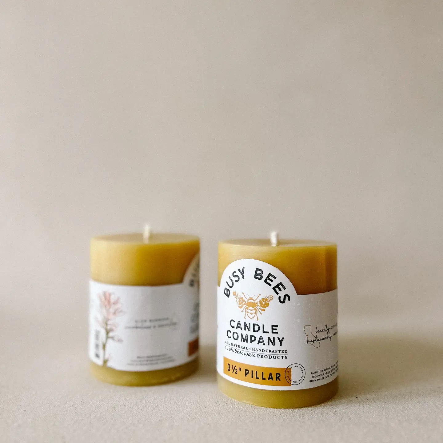 Busy Bees Candle Company Pillar Candles