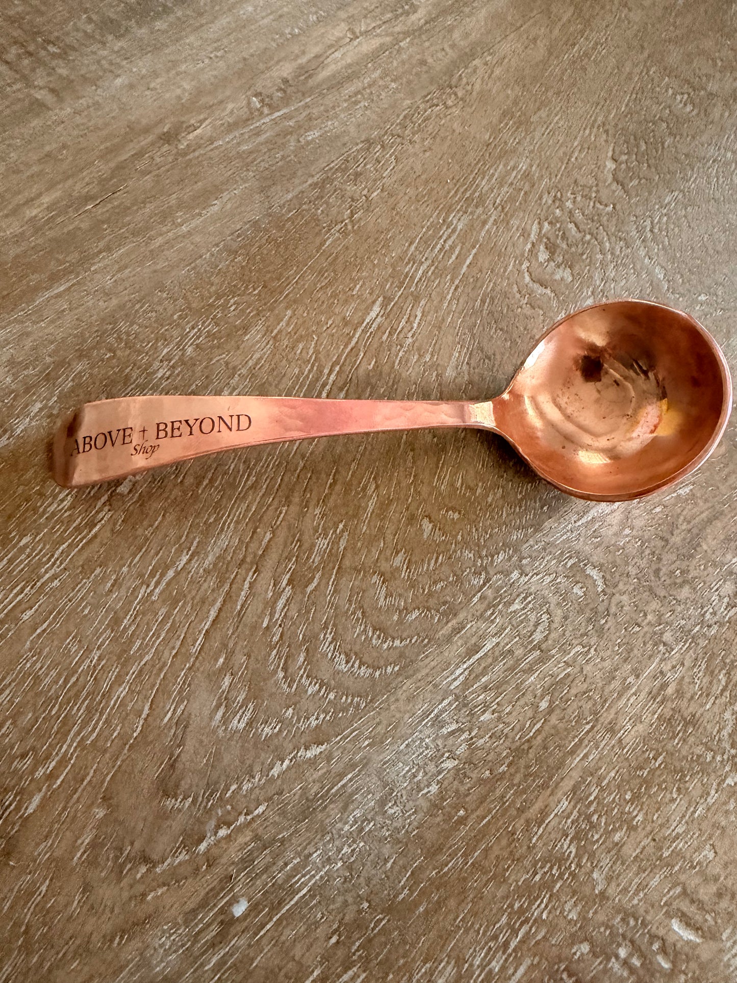100% Copper Spoon - handmade in USA
