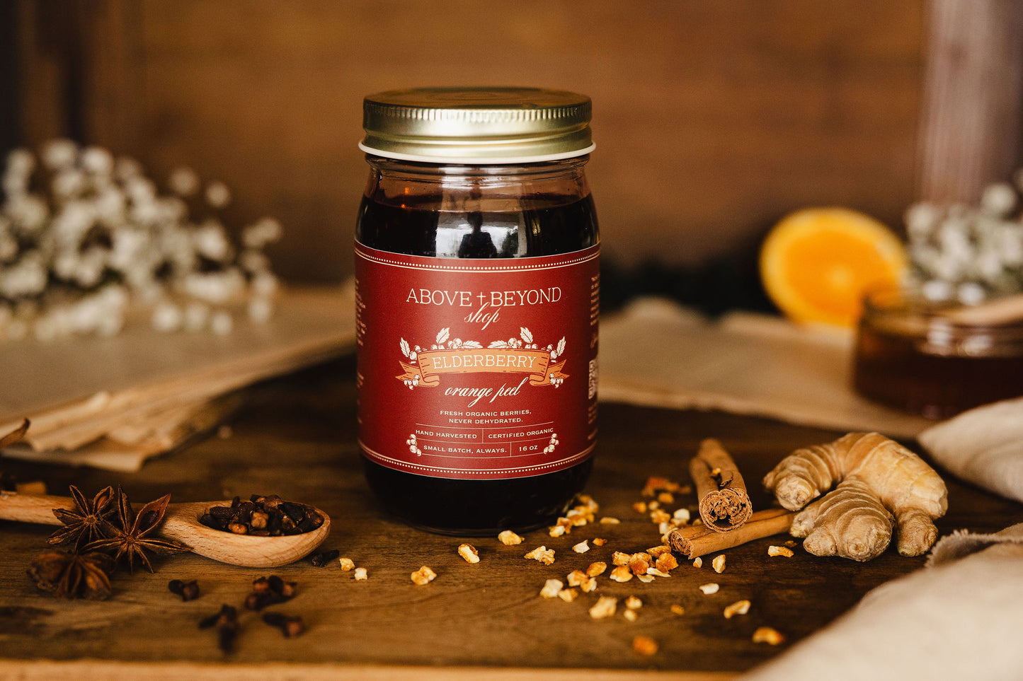 Organic Elderberry Syrup