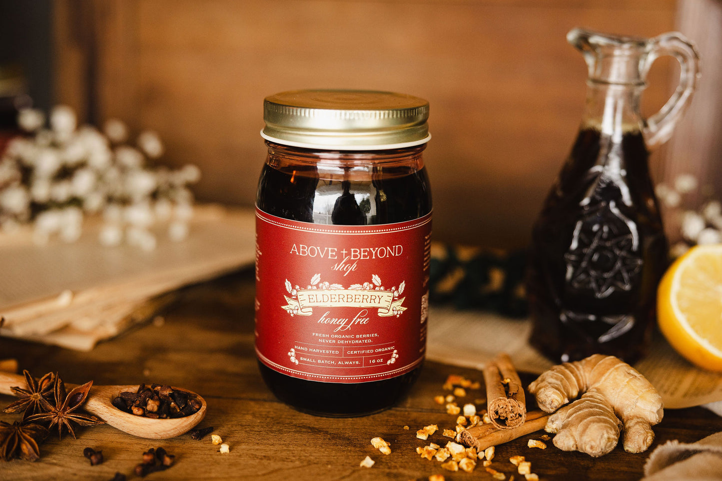 Organic Elderberry Syrup