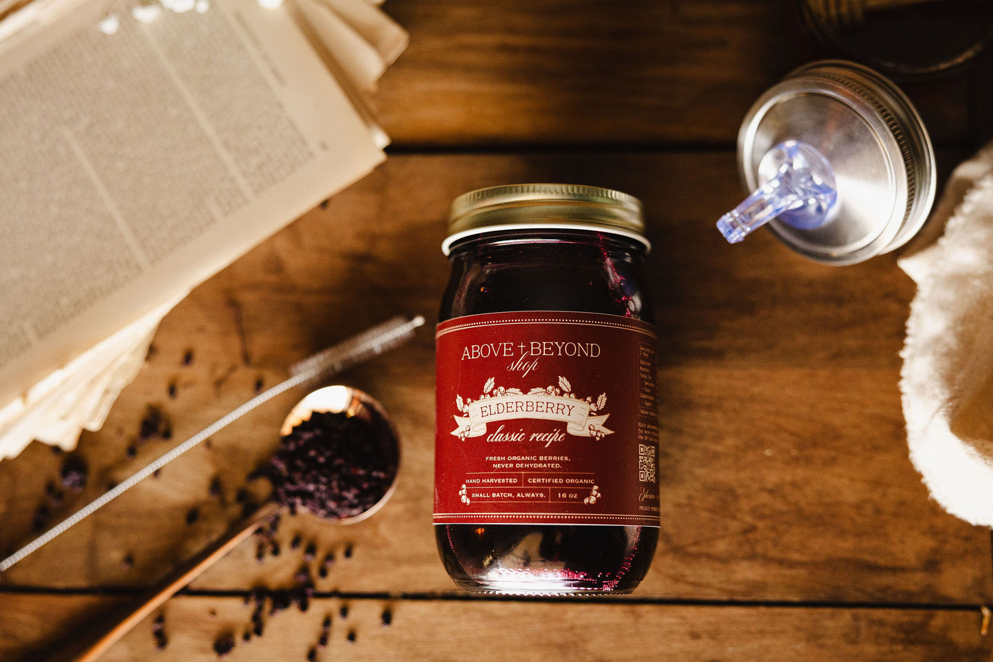 Organic Elderberry Syrup