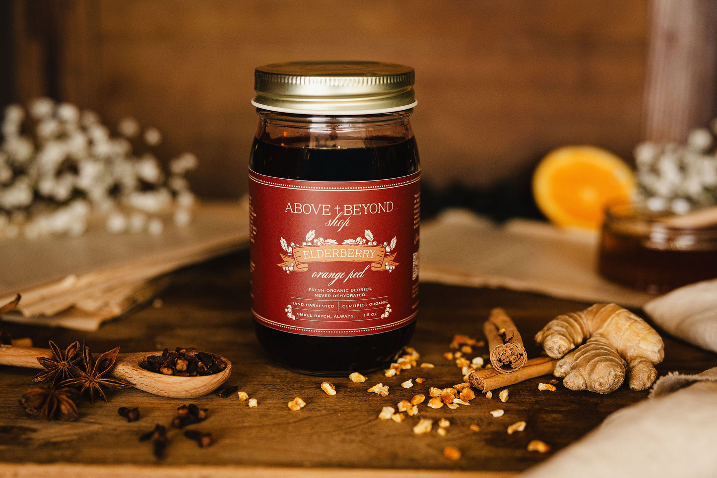 Organic Elderberry Syrup