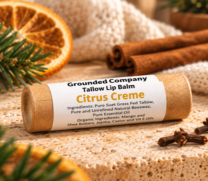 Grass-Fed Tallow Lip Balm - Grounded Company