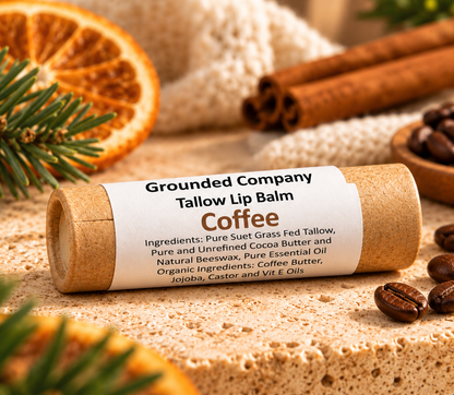 Grass-Fed Tallow Lip Balm - Grounded Company
