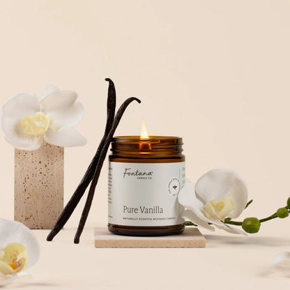 Fontana Beeswax & Essential Oil Jar Candle (Various Scents)