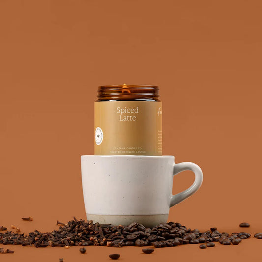 Fontana Spiced Latte Jar Candle